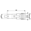 SAC-4P-M12MS/ 0,6-PUR/M12FS