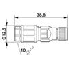 SACC-M 8FS-4QO-0,5-M