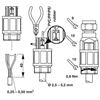 SACC-M 8FS-3QO-0,5-VA