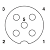 SAC-5P- 2,0-28X/M12FS OD