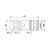 SACC-M12FS-8CON-PG 9-SH